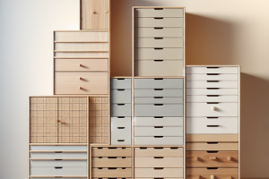 Cajoneras nórdicas: Simplicidad y funcionalidad escandinava