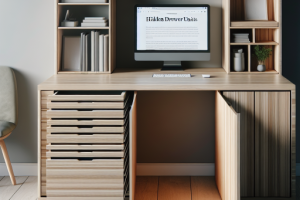 Cajoneras ocultas: El secreto mejor guardado del orden